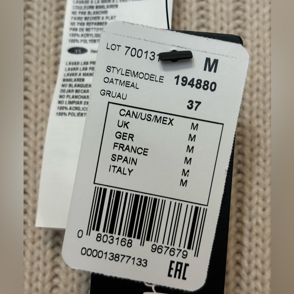 JOSEPH RIBKOFF NWT Open Knit Cardigan, Faux Fur Collar, Suede-Like - Picture 6 of 12